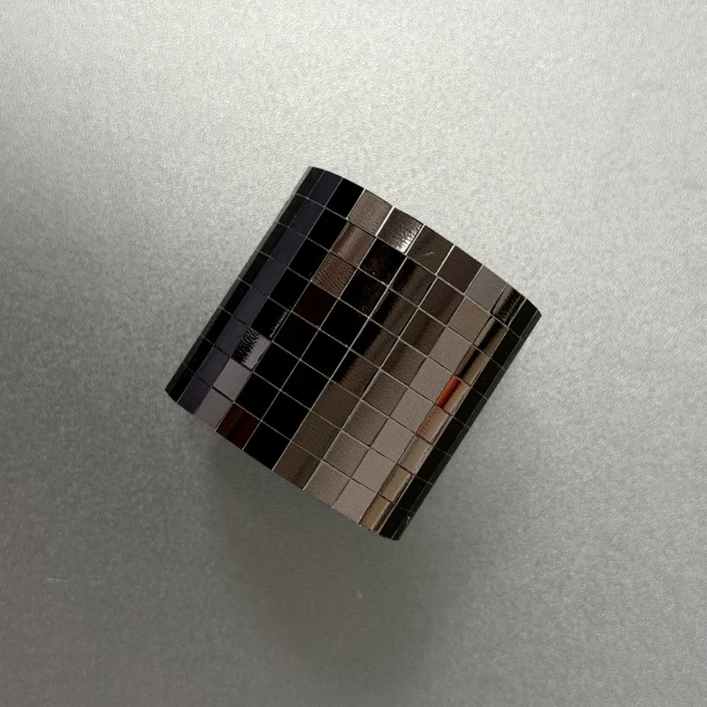 1 Stück 1m/39,37 Zoll Selbstklebende Spiegelmosaik-Reflektoraufkleber für DIY-Kugelkunst-Collage, 3D-Wandtattoos für KTV-Bar-Dekoration – Detail 12
