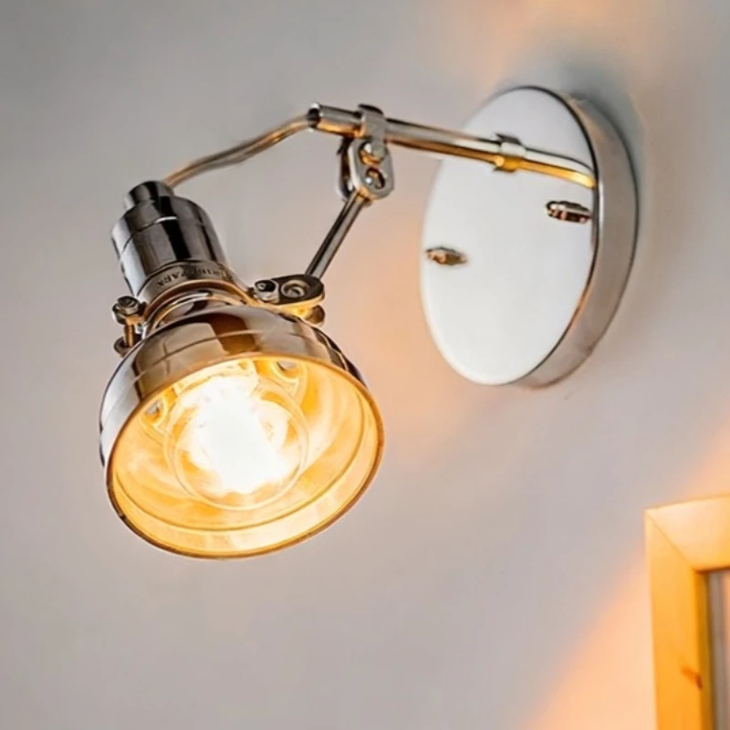 Aluminium Rocker Arm Wall Light Industrial Retro Style Wall Lamp Corridor Study Indoor Lighting Lights Bedroom Bedside Lamps