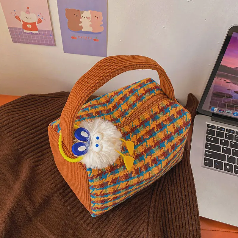 

Женская косметичка, новые сумки на осень и зиму, милая сетчатая сумочка с изображением тысяч птиц, косметичка, сумка для макияжа