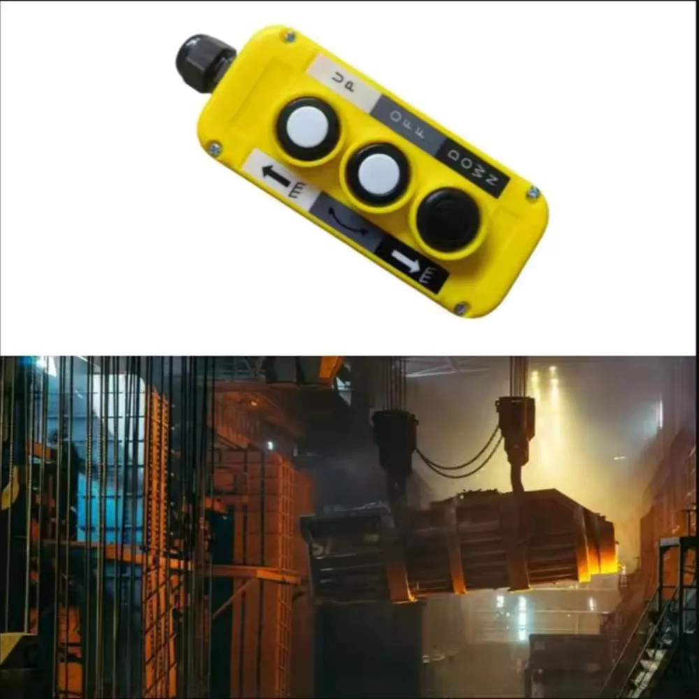 

Car Three-Button Control Box For Tailboards Winches Anchors False-Touch Safety Control For Traction Control Of Equipment