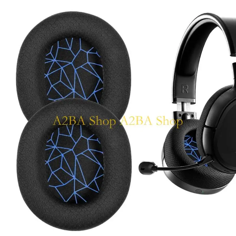 A2BA Ear Pads Cushion Earmuffs for Arctis 3 5 7 Lossless Wireless Gaming Headphon