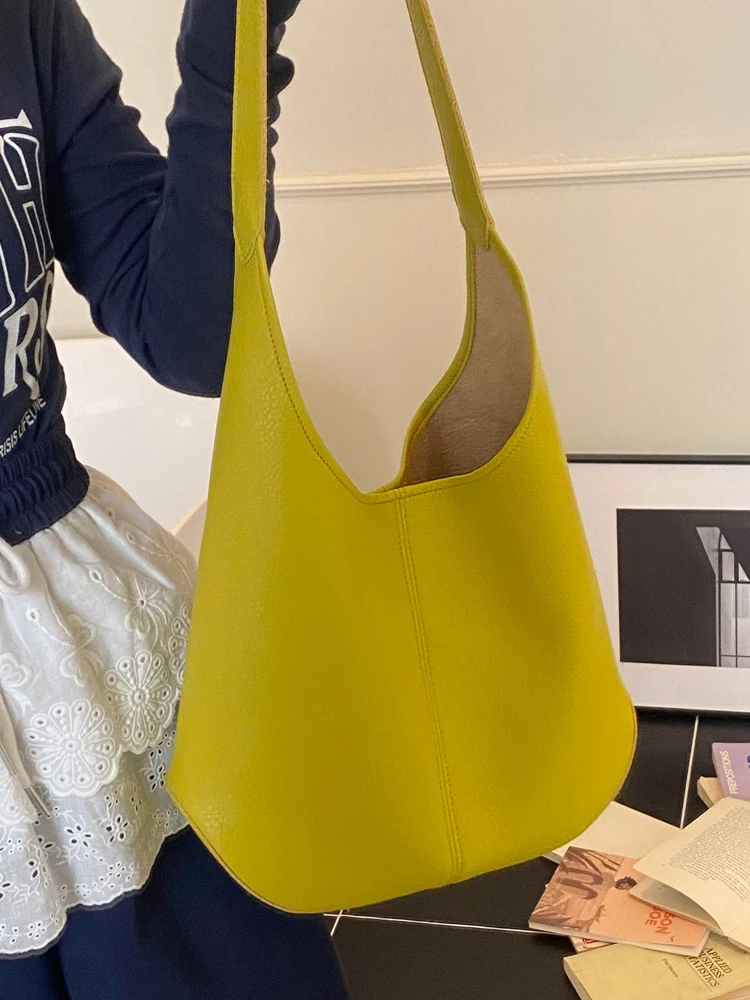 

Large Capaci Faionable Tote Bag Women's 2025 New Summer Simple Quali Commuter Sub-Mother Bag Versatile Single oulder Bag