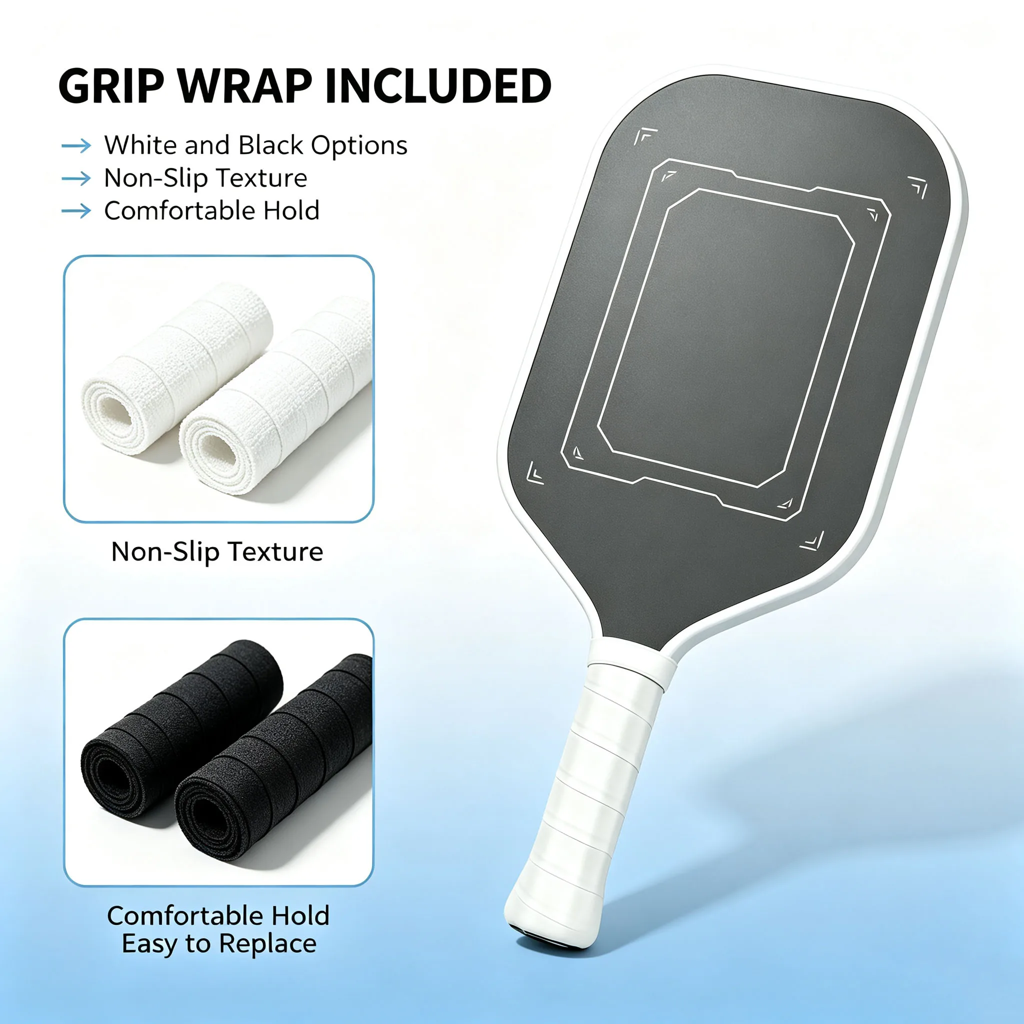 2026 New Generation 4 hot Pressed Pickleball High Elasticity 16MM Floating Foam Core High Rotation T700 Racket