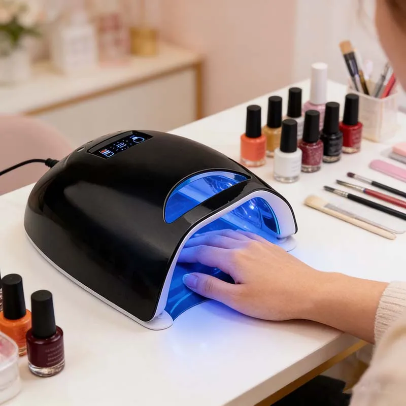 High Power 48W Portable Nail Dryer Light Professional Manicure Sensor ABS Plastic 24LEDs UV Nail Lamp Home