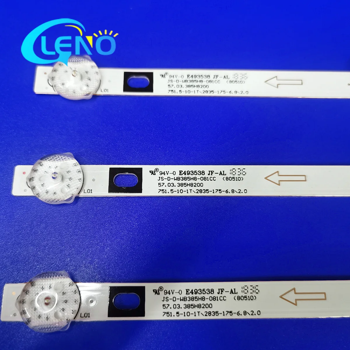 LED strip 8LED For Mackie 38inch JS-D-WB385H8-081CC SJ.WB.D3850801-2835CS-M LE-40HD02 VL-4218A GTV400-2 GP-42LX02 MX3242 LE-4082