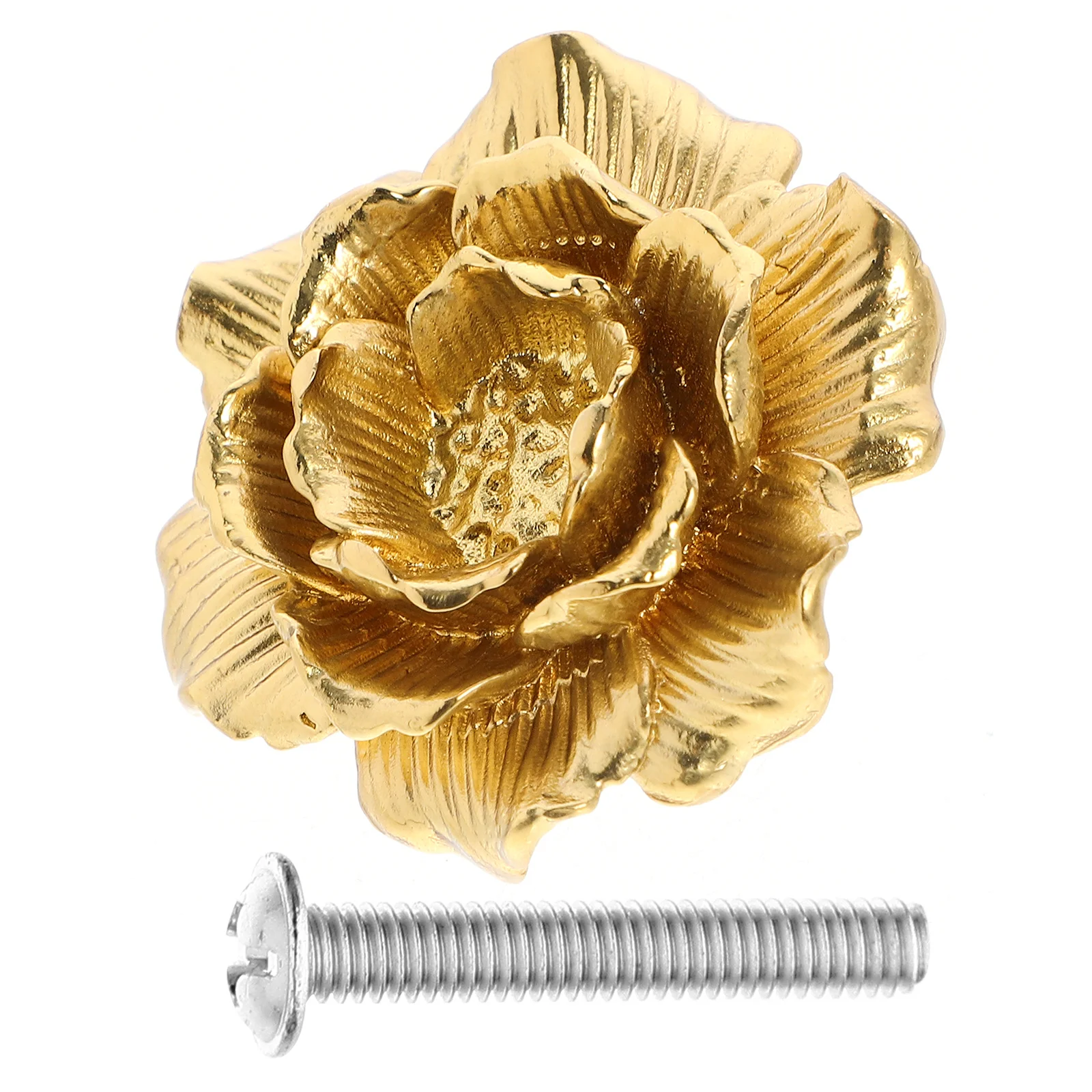 مقبض كابينة نحاسي على شكل زهرة، مقبض أثاث مزخرف ذو سطح أملس لباب الخزانة، خزانة الملابس، يسحب المطبخ #2