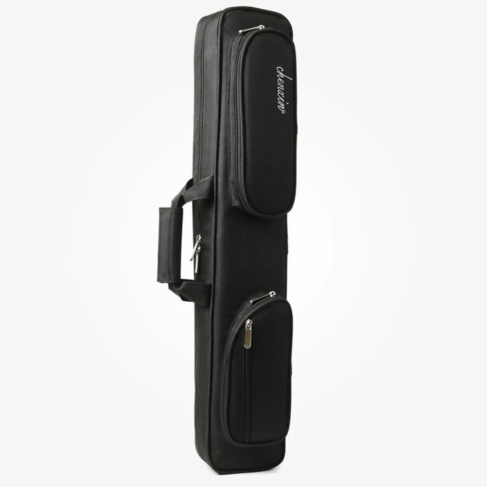 

Pool Cue Case 1/2 Snooker Pool Cue Bag with Handle 7 Holes Lightweight Portable Snooker Stick Storage Bag Protective Pouch