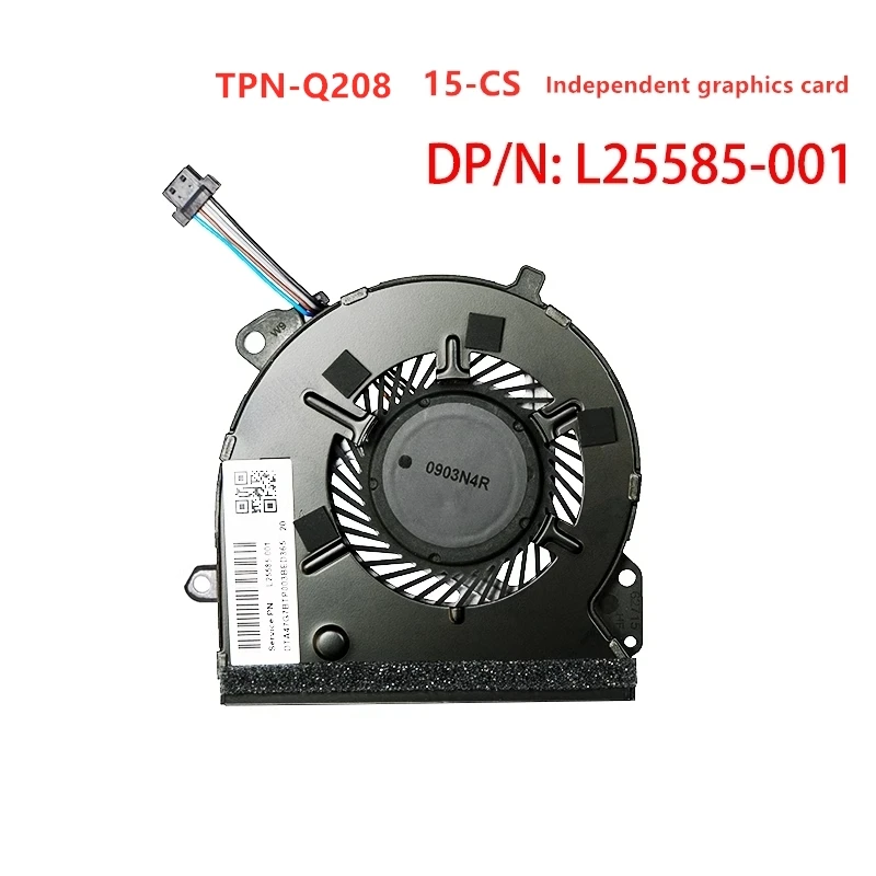 New Original Laptop CPU GPU Cooling fans For HP 14 15 L26367 L25584 L25585-001 NS85B00-17K24 image 4