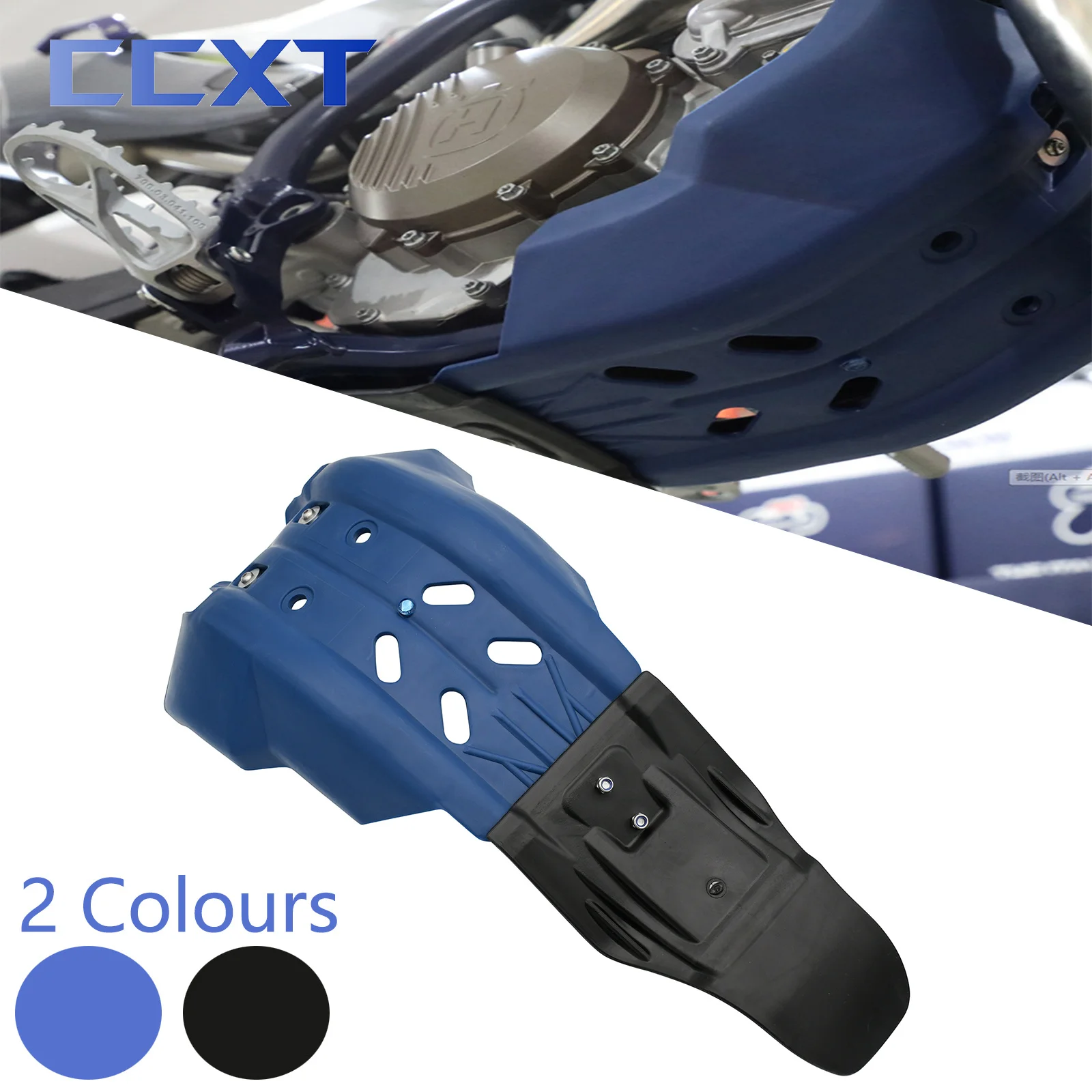 Motocross Engine Frame Cover Guard Protector For HusqvarnaTC250 TC300 FC250 FC300 FE250 FE300 TE250I TE300I 2019-2022 Universal