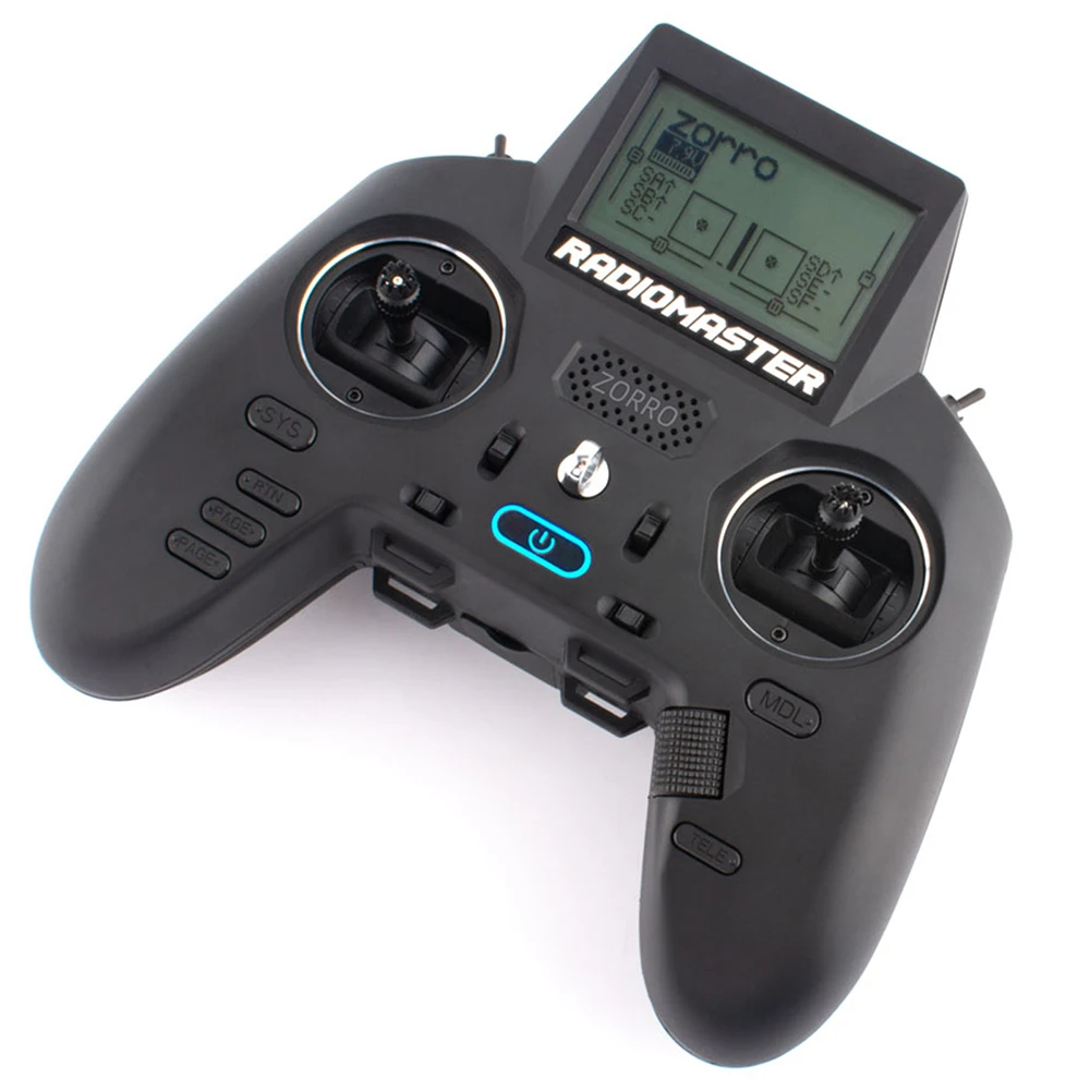 Zormaster Zorro ELRS 2.4 GHZ RC denetleyici CC2500 JP4IN1 radyo verici pil Hall Gimbal uzaktan kumanda helikopter ile