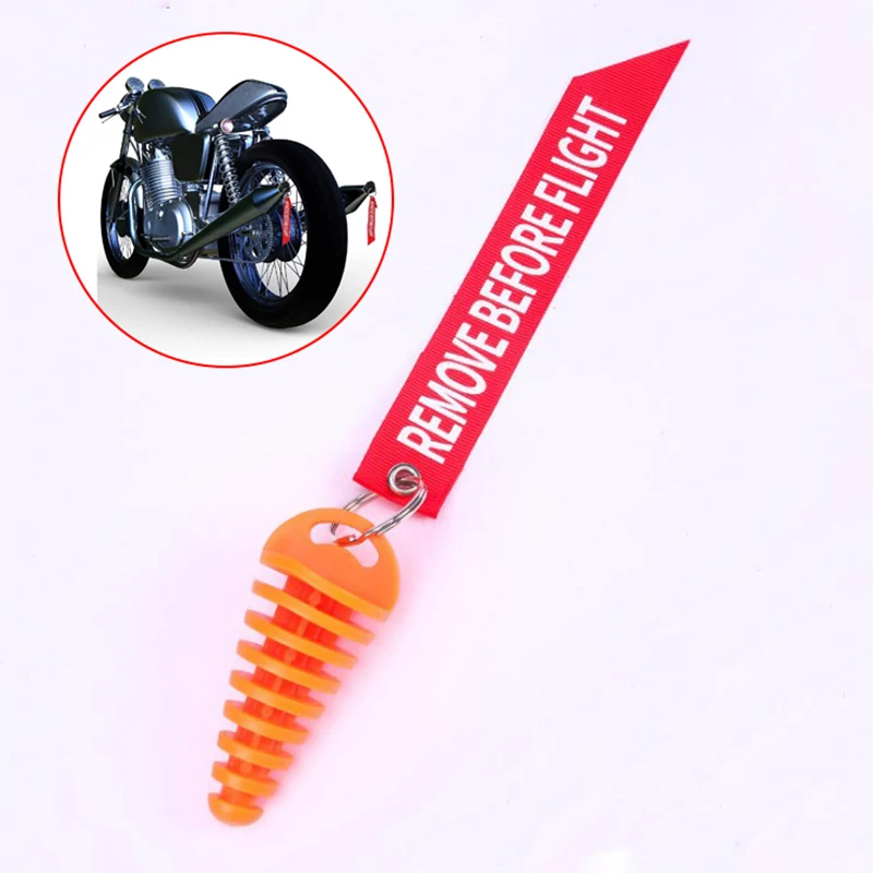 1PC Exhaust Pipe Plug Motorcycle Motocross Tailpipe Rubber Air Bleeder Plug Exhaust Silencer Wash Plug Pipe Protector