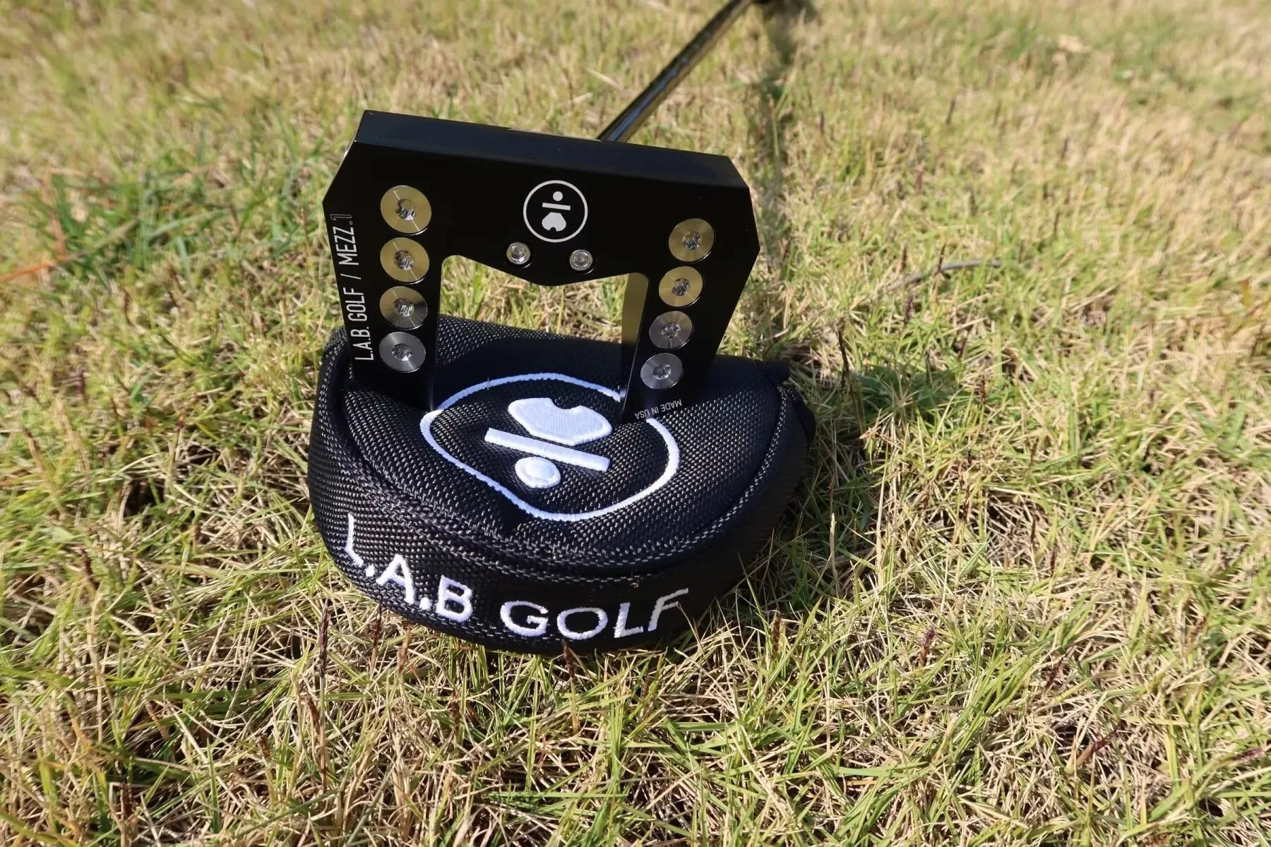 LAB Golf Big Black Fire Golf putter, MEZZ.1 Automatic Balance Club pace return putter