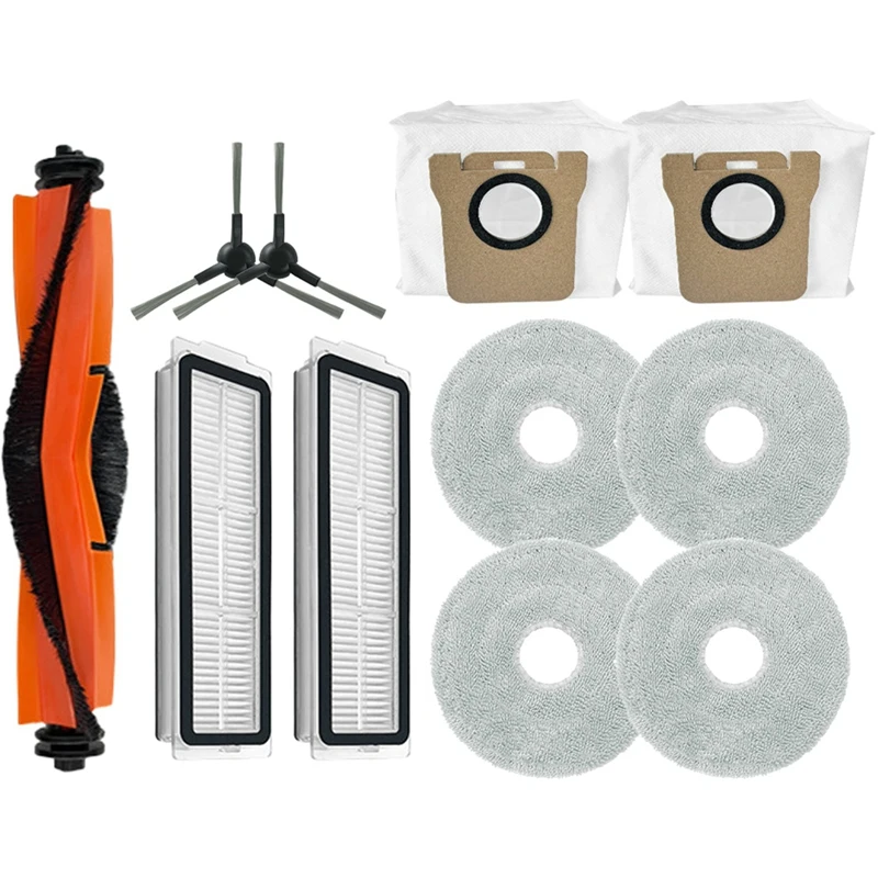 

For Xiaomi Mijia M30 (D102) Robot Vacuum Cleaner Accessories Roller Brush Dust Bag Hepa Filter Mop Cloth Spare Parts