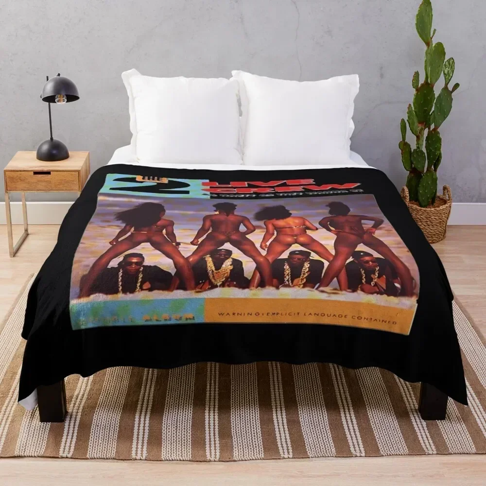 2 Live Crew Throw Blanket Year Round Soft Comfortable Blanket for Home