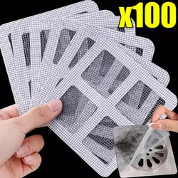 Disposable Hair Drain Catcher Mesh Anti-blocking Filter Floor Drains Sticker Shower Cover Kitchen Bathroom Sink Strainer Stopper