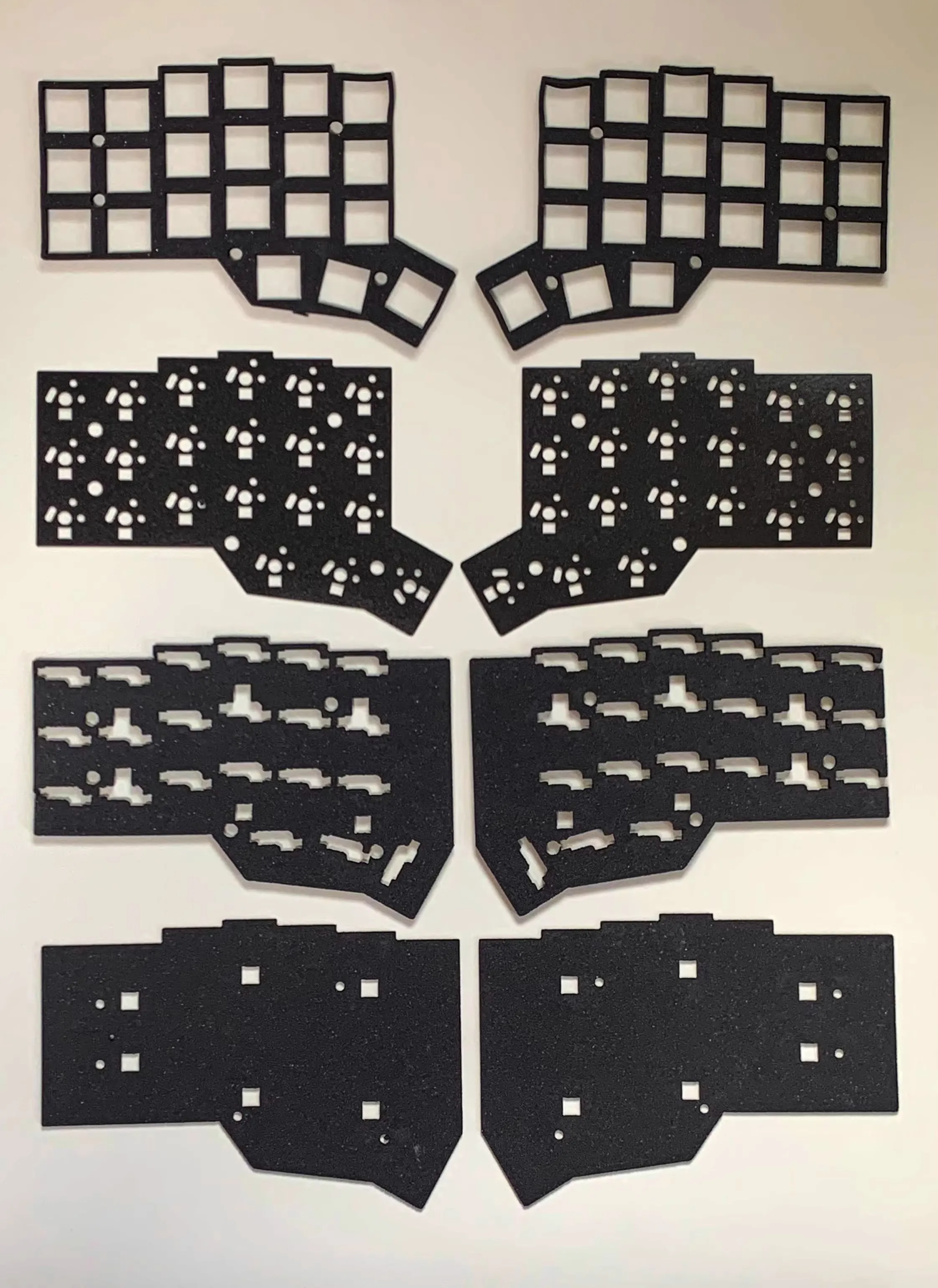Corne V3 PCB Custom Split Keyboard Kit Material RGB QMK Wireless DIY Horn Keyboard Nice View Game Accessories Bottom Cotton Pad
