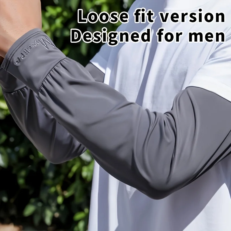 Men's Loose Cooling Arm Sleeves / Breathable