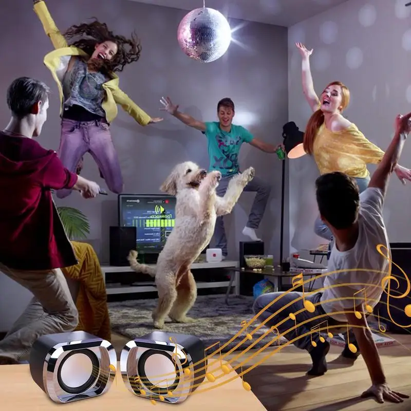 Computer Speakers For Desktop Portable Multimedia Speaker Computer Speaker Clear Sound Quality Multimedia Versatility Desktop