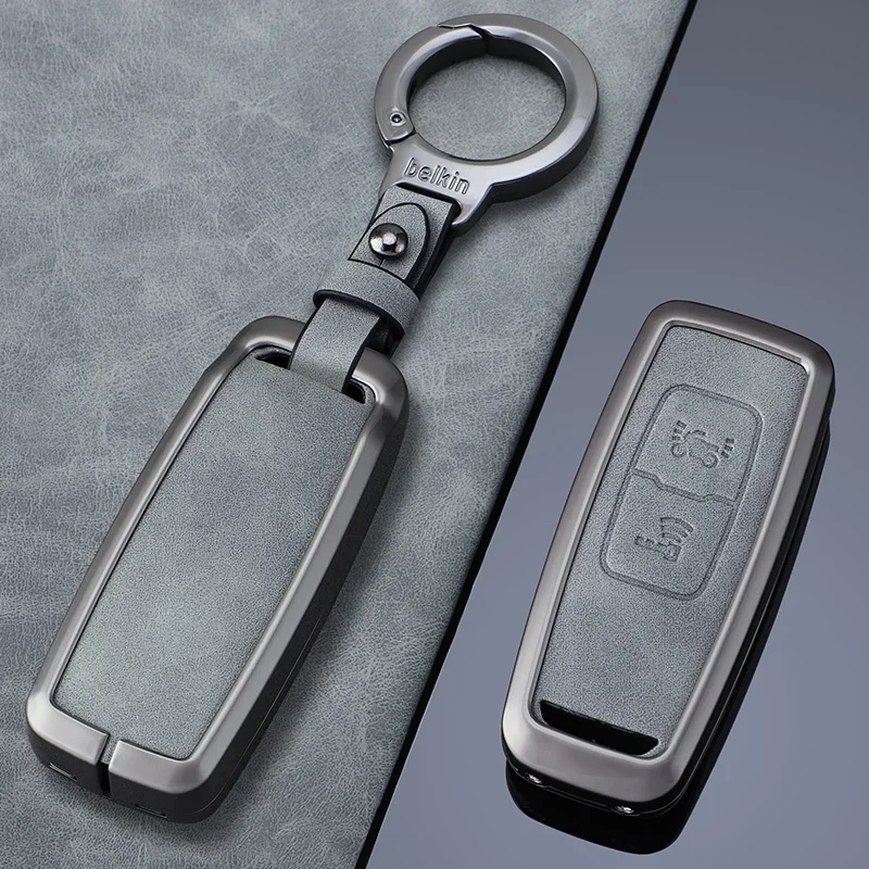 

For Honda Adv 350 PCX 125 PCX160 AV 350 SH350i VISION 110 2021 2022 2023 Zinc Alloy Leather Remote Key Case Cover Shell Holder