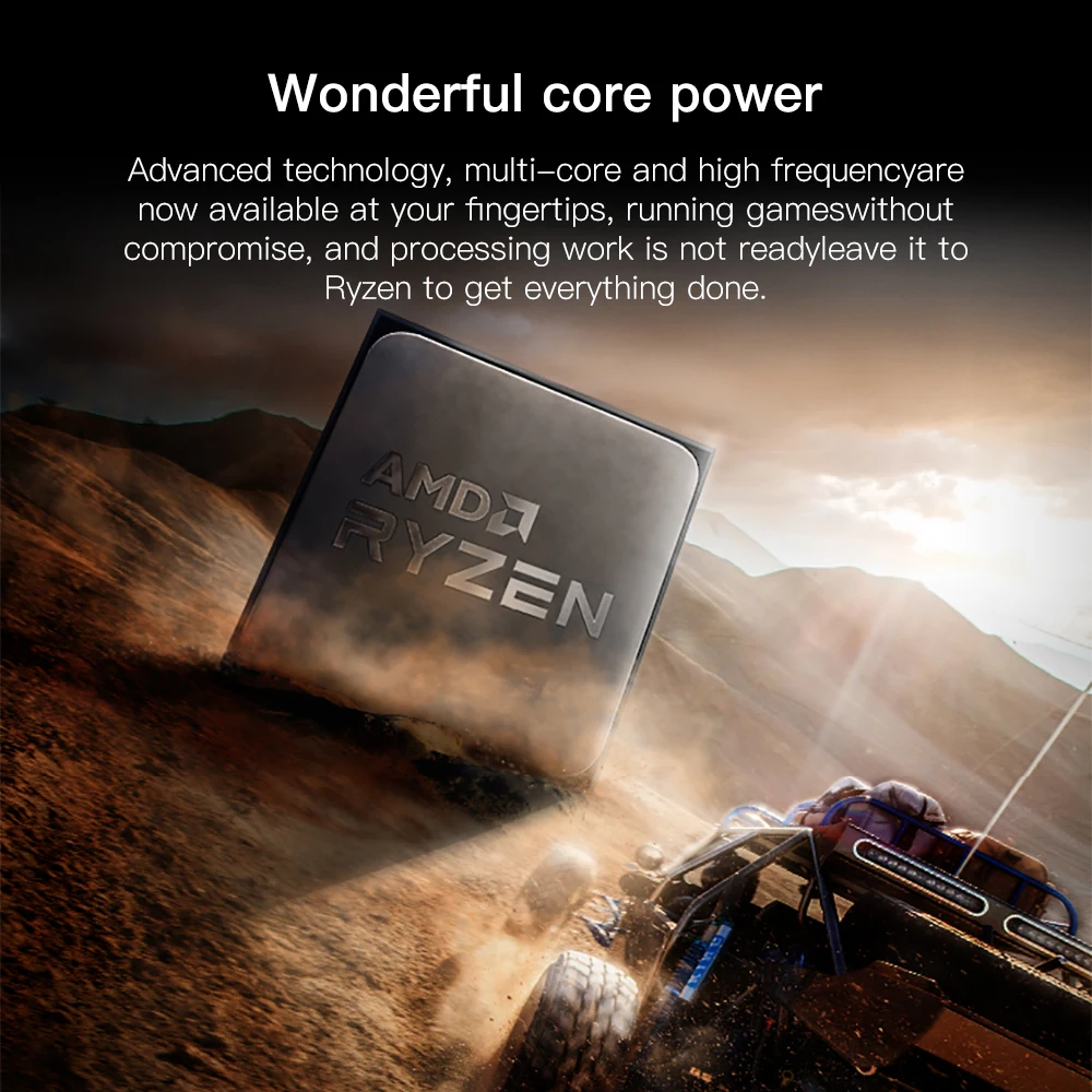 معالج AMD العلامة التجارية الجديدة Ryzen 5 5600 CPU للكمبيوتر المكتبي يصل إلى 4.4 جيجا هرتز 6 النواة 12 خيط 32 ميجابايت مقبس كاش AM4 بدون حزمة