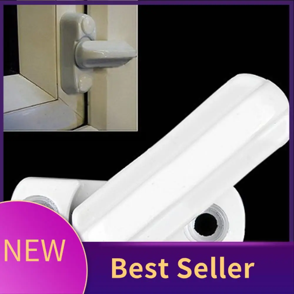 

HFES 8Pcs Sash Blocker Jammer Door Window Restrictor Lock With Screws Security Window Door Sash Lock Latch Child Protect