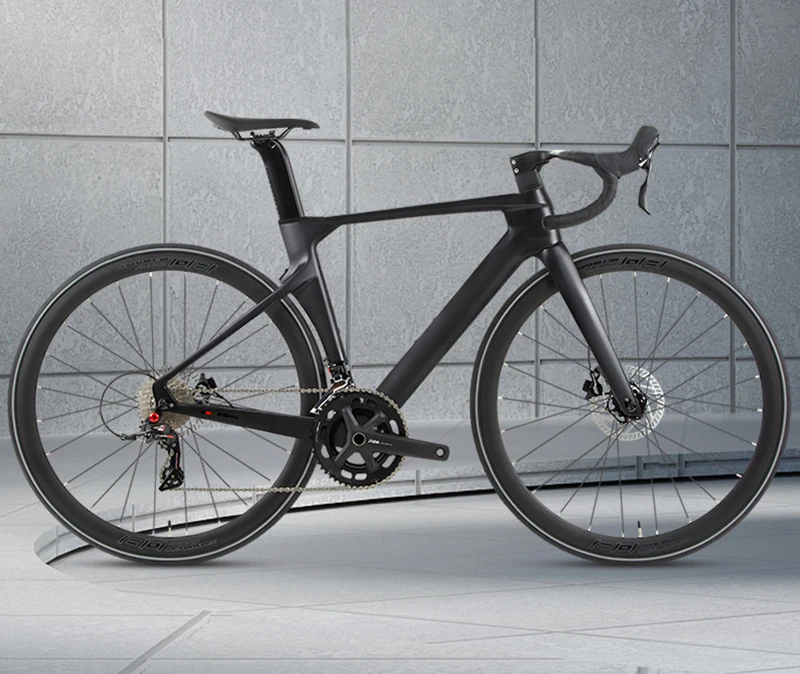 Bicicletas de Carretera de Carbono R10 22S con Frenos de Disco Hidráulicos Completos 700X25C, Manillar Integrado Ultraligero, Cableado Interno, DPD UE Reino Unido