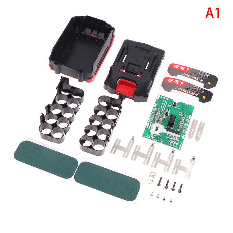  10/15 Cell 18650 Lithium Battery Shell PCB Charging Protection Circuit Board Boxes For Angle Grinder Electric Drill Garden Tools 