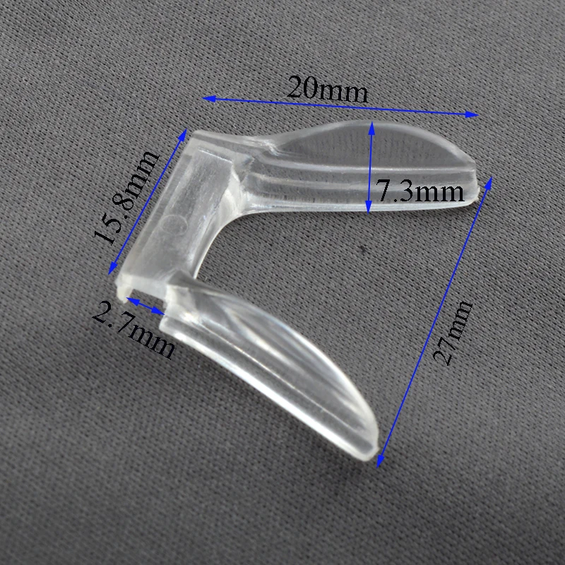 10pcs PVC Eyeglasses Nose Pad Glasses Anti Slip Holder Glasses Repair Accessory PB004#