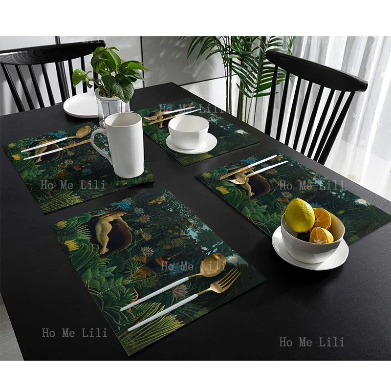 Animal Images In Modern Art Sexy Women In Dreams Dreamland Table Decoration Placemat