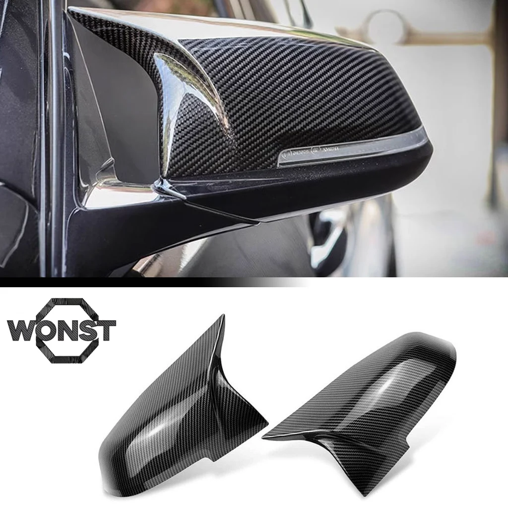 

Для BMW 1 2 3 4 серии F20 F30 F31 F32 F36 2012 - UP 320i 328i 330d 335i M3 M4 Сменный стиль крышки зеркала из углеродного волокна