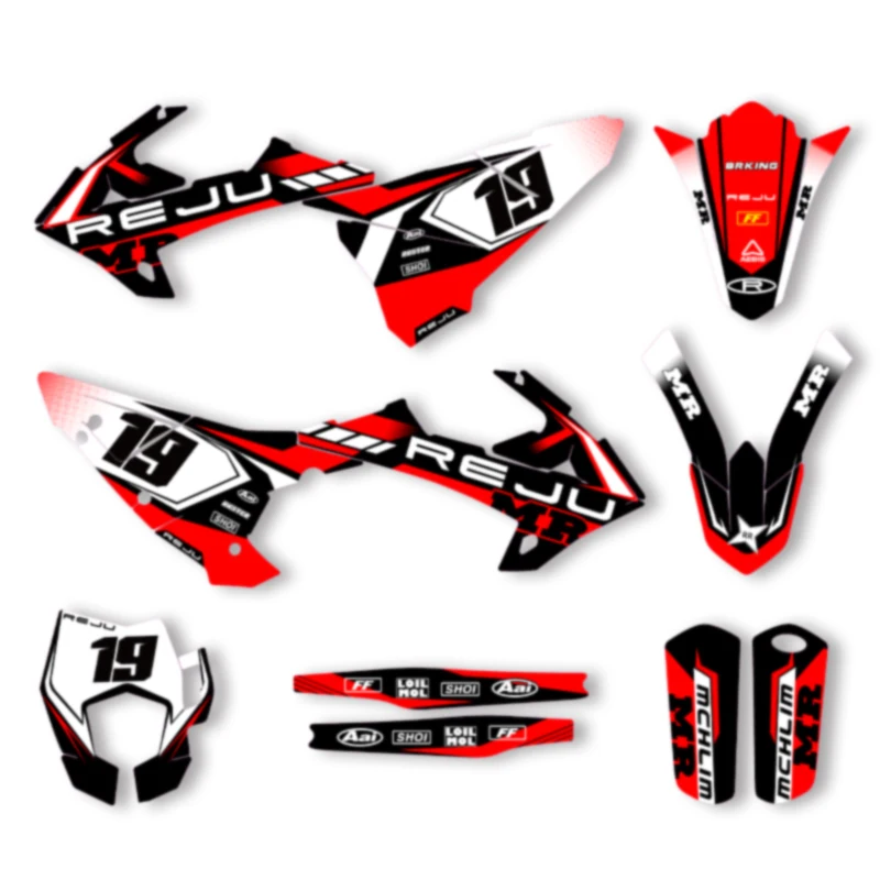 

SPACE Custom Motorcycle Graphics Background Decal for RIEJU MR 300 2020 2021 Decals Stickers Kits 003