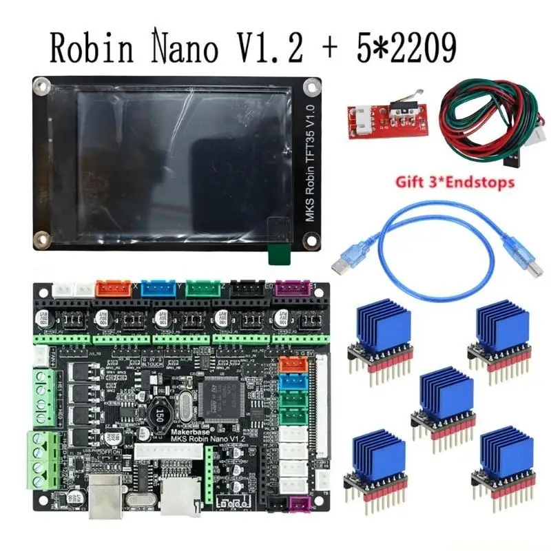 

Детали 3D-принтера NanoV1.2 Плата управления WIFI TFT35 Поддержка экрана 4988 8825