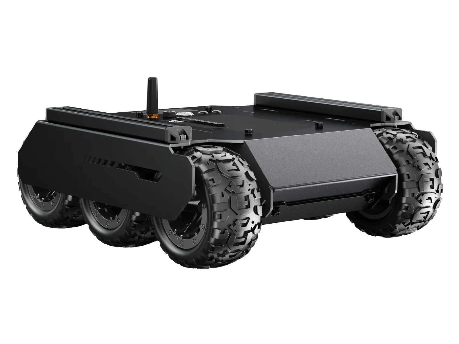 Imagem -05 - Chassi Robô Móvel com Trilhos de Extensão e Escravo Esp32 6x4 Ugv Off-road Flexível e Expansível Rodas Waveshare4wd