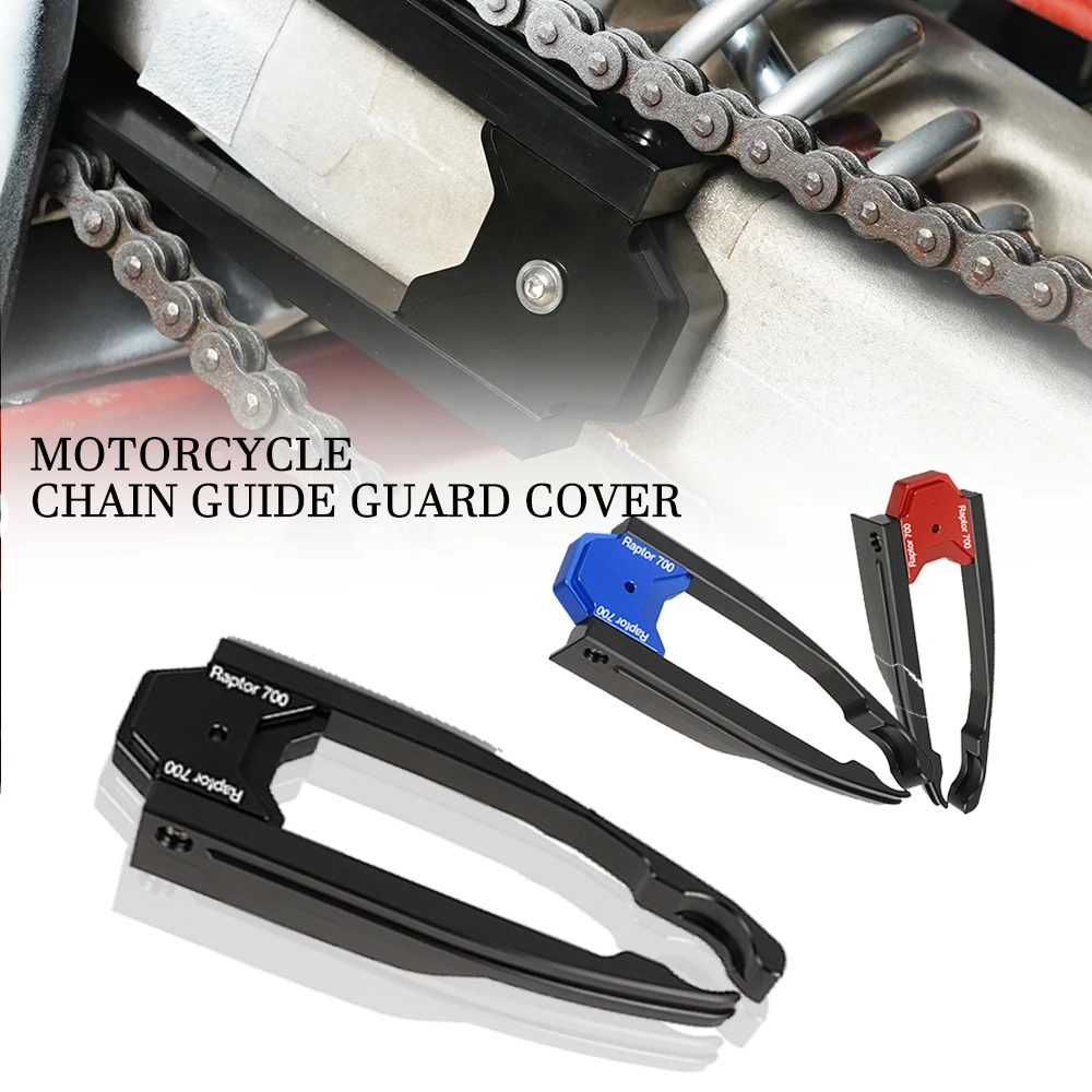 

For Yamaha Raptor 700 CNC Chain Guide Guard Cover Protector MOTO For Yamaha Raptor700 50TH ANNIVERSARY 2006 Aluminum Accessories