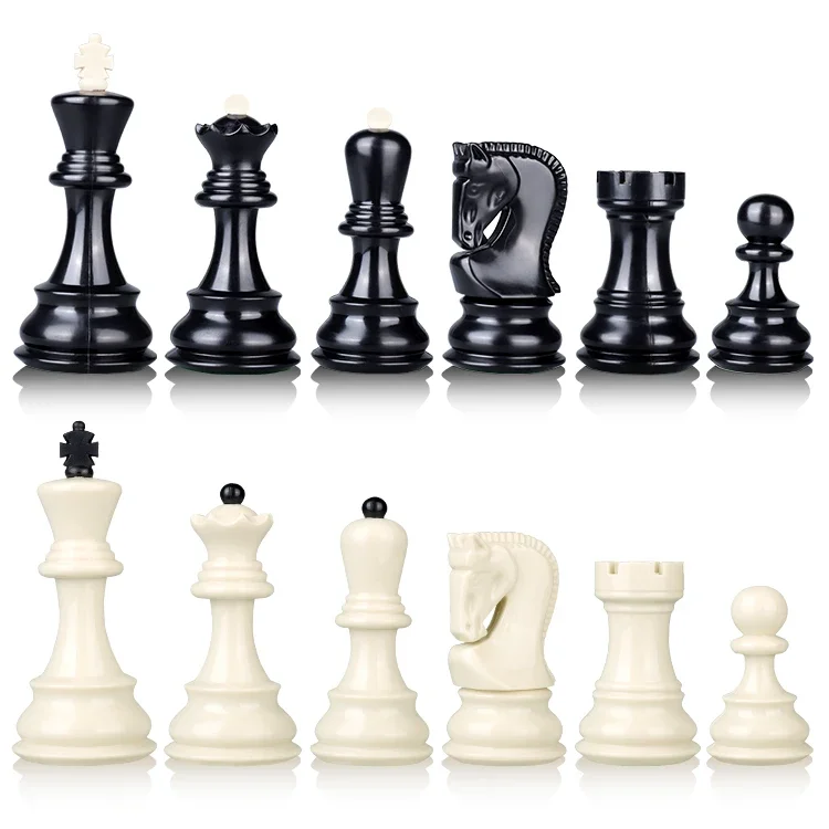 ChildrenProfessional Chess Set Storage Outdoor Matte Black And White Full Set Chess Set Unique Modern Chadrez Jogo Board Game