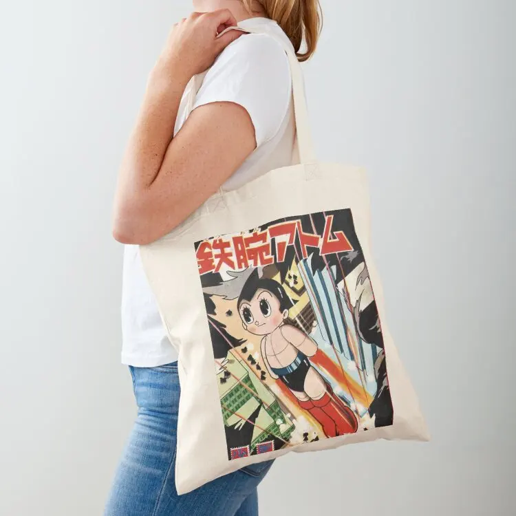 

Vintage Astro Boy Cover Tote Bag reusable shopping bag tote bag for beach Women's bags