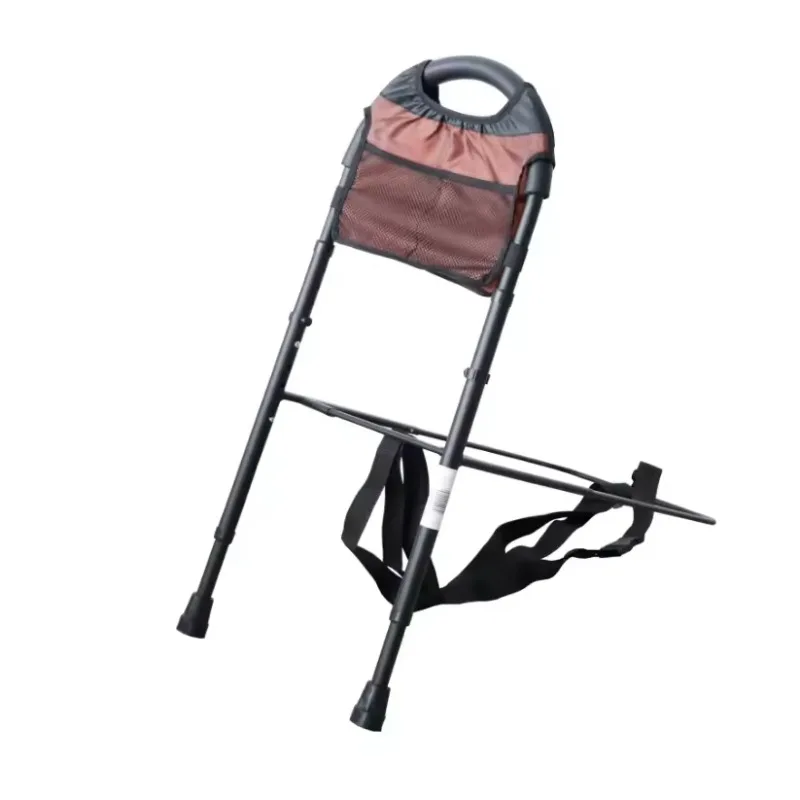 Adjustable Bedside Assist Rail With Pouch for Elderly