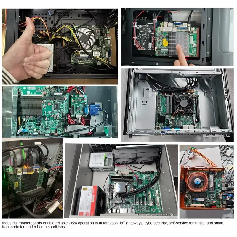 NAS for Q570 LGA1200 I3 I5 I7 DDR4 6 SATA3 HD 4K DP 2LAN COM 8 USB PCIE Win10 Industrial Mini ITX Motherboard