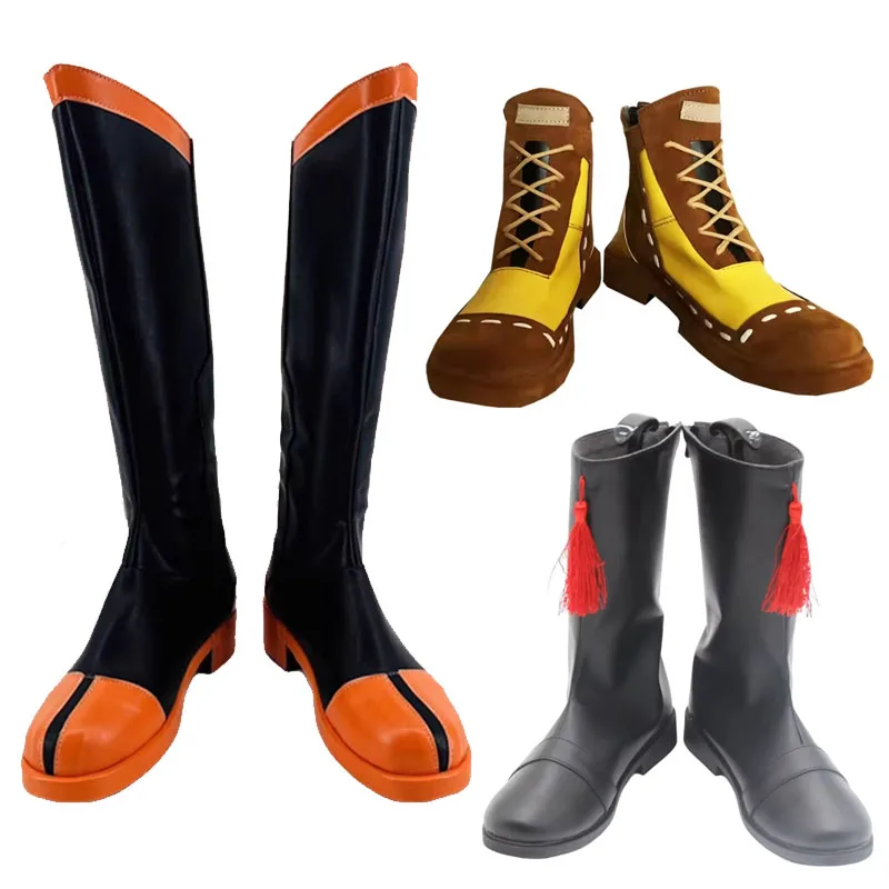 ゲームリムバスドンキホーテ靴コスプレユリブーツハロウィンアクセサリーカスタムメイド