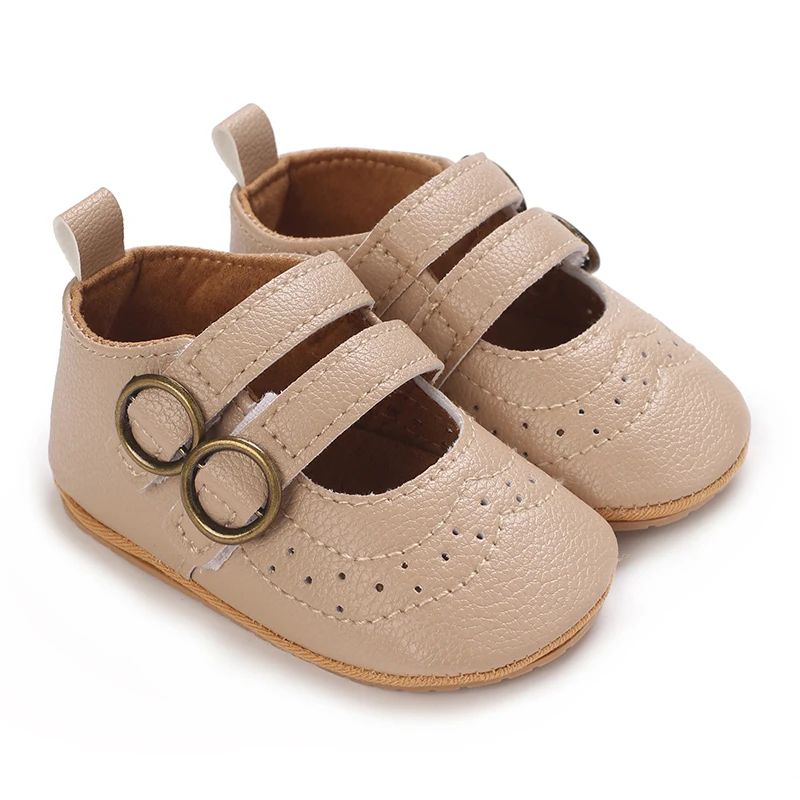 New Baby Girl Shoes Fashion Flower Flats Non-slip Newborn Toddler First Walkers Formal Sandals