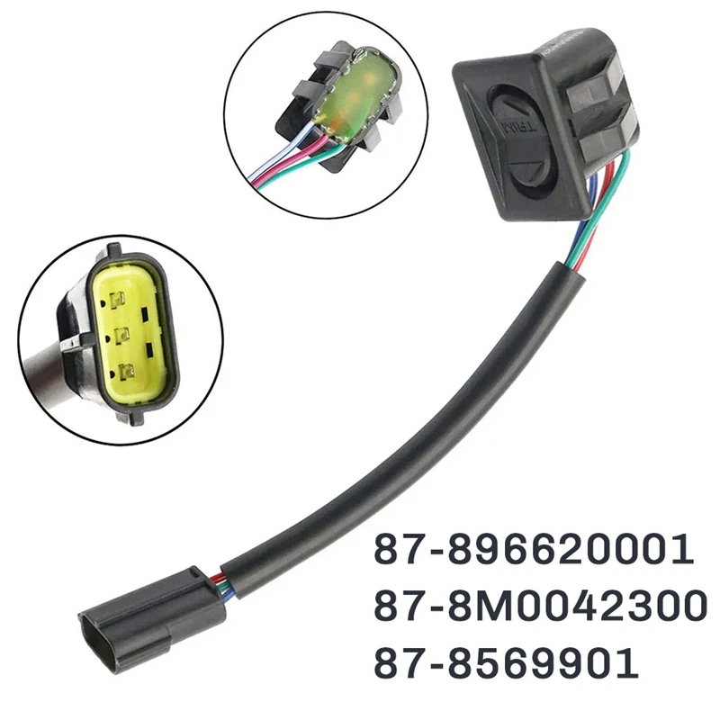 Marine Outboard Lift Tilt Control Switch Waterproof Harness Plug-and-Play Boat Engine Replacement Part