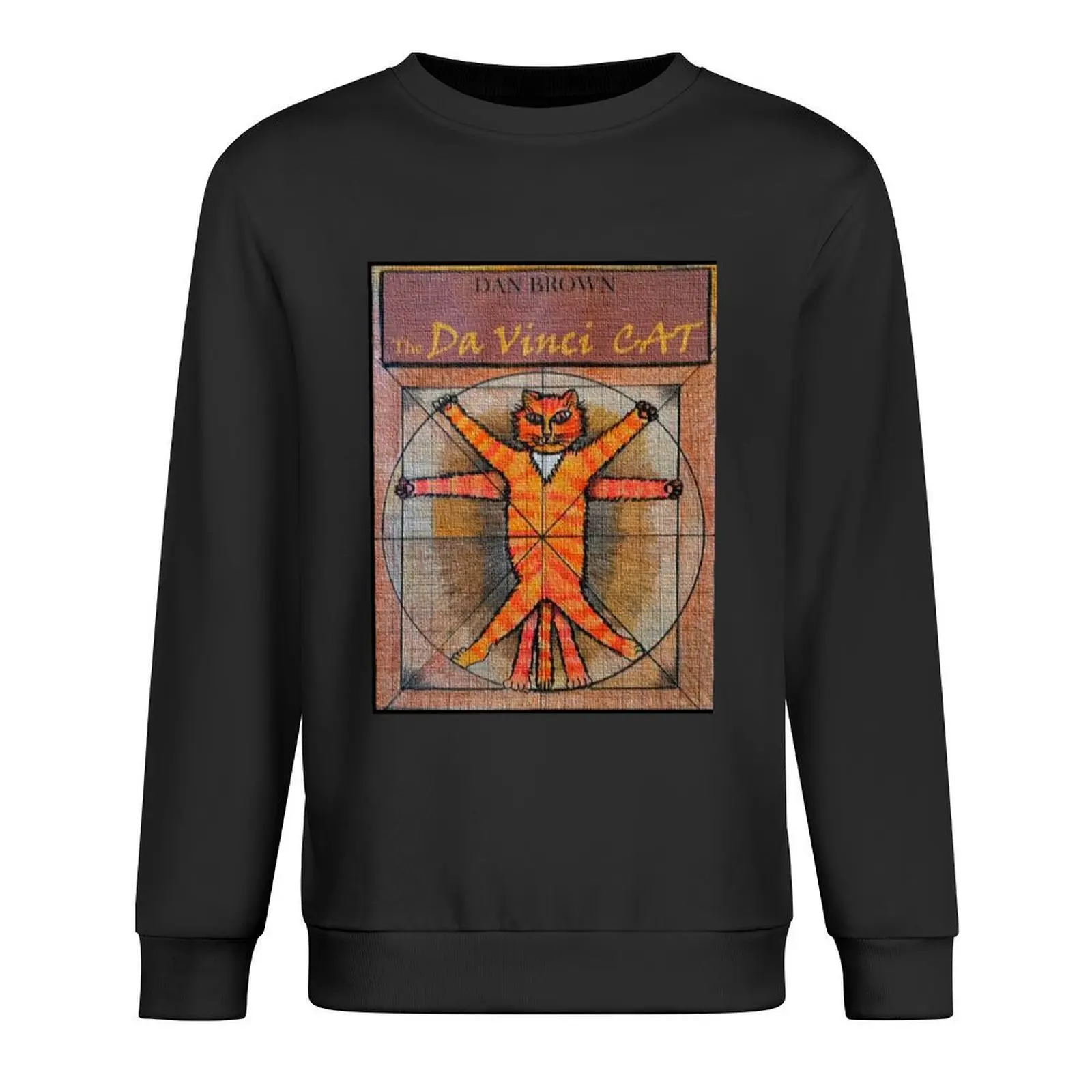 

The Da Vinci Cat Pullover men's clothes anime clothing men's winter sweater winter clothes new in sweatshirts