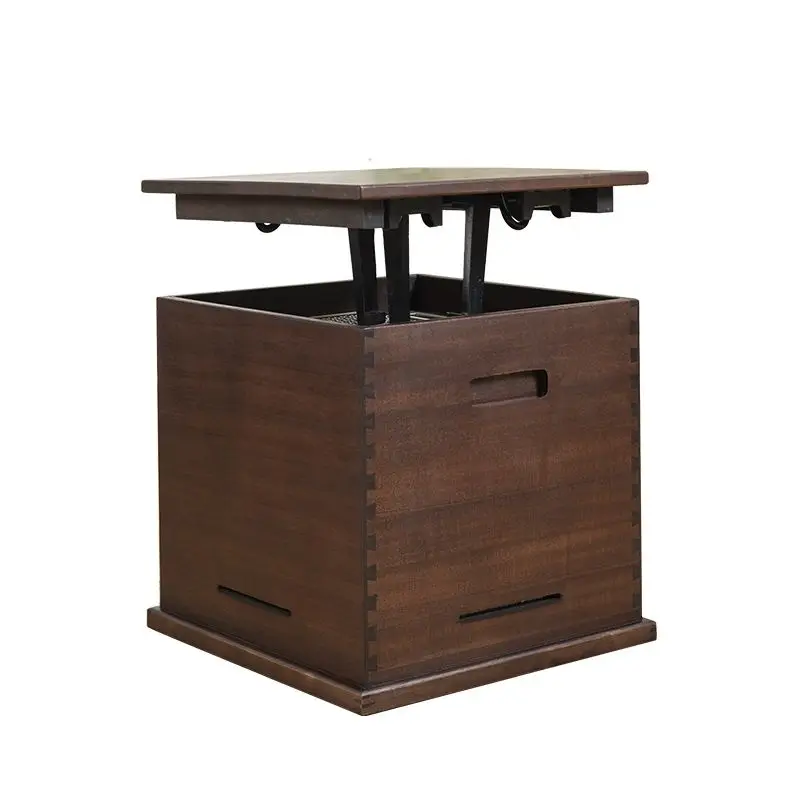 

Furnace Tea Table Grill Set Solid Wood Household Garden Grill