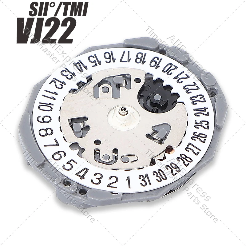 Quartz Watch Movement VJ22 VJ22B Date at 3/6 Japanese Original Replacement Accessories for Watches Repair Durable Spare Parts