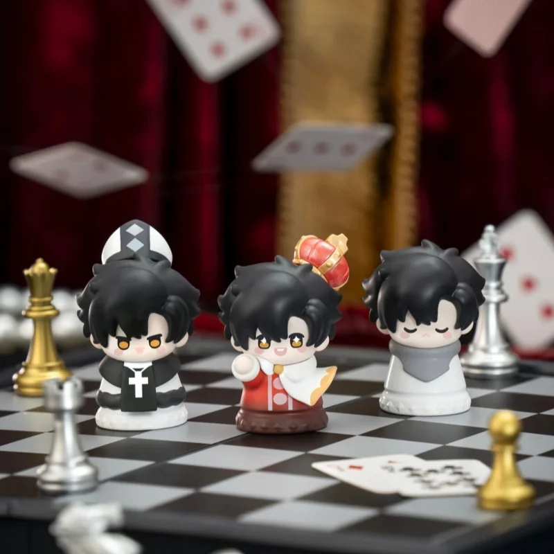 رابط حقيقي انقر فوق سلسلة الشطرنج صندوق أعمى لطيف دمية سطح المكتب زخرفة لعبة عصرية أنيمي الطرفية هدية جميلة نموذج المرآب عدة #6