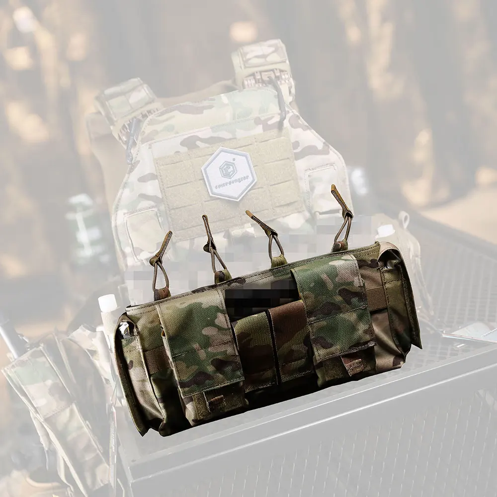 

EMERSONGEAR тактическая сумка для журналов 556, чехол для магазинов для страйкбола, нагрудный жилет, переноска для пластин, уличная охотничья стрельба, пейнтбол