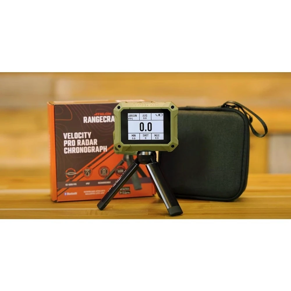 Sports & Outdoors Rangecraft Velocity Pro Radar Chronograph w/ 2.4" Display, Bluetooth Connectivity