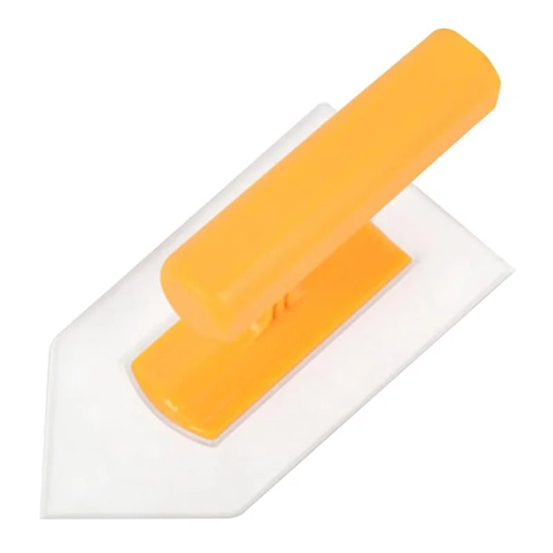 AAAC-เกรียงพลาสติกชุด Round & Square & Tipped End Finishing Trowels 3 ชิ้นน้ําหนักเบาขนาดเล็กFinishingเกรียงพลาสติก