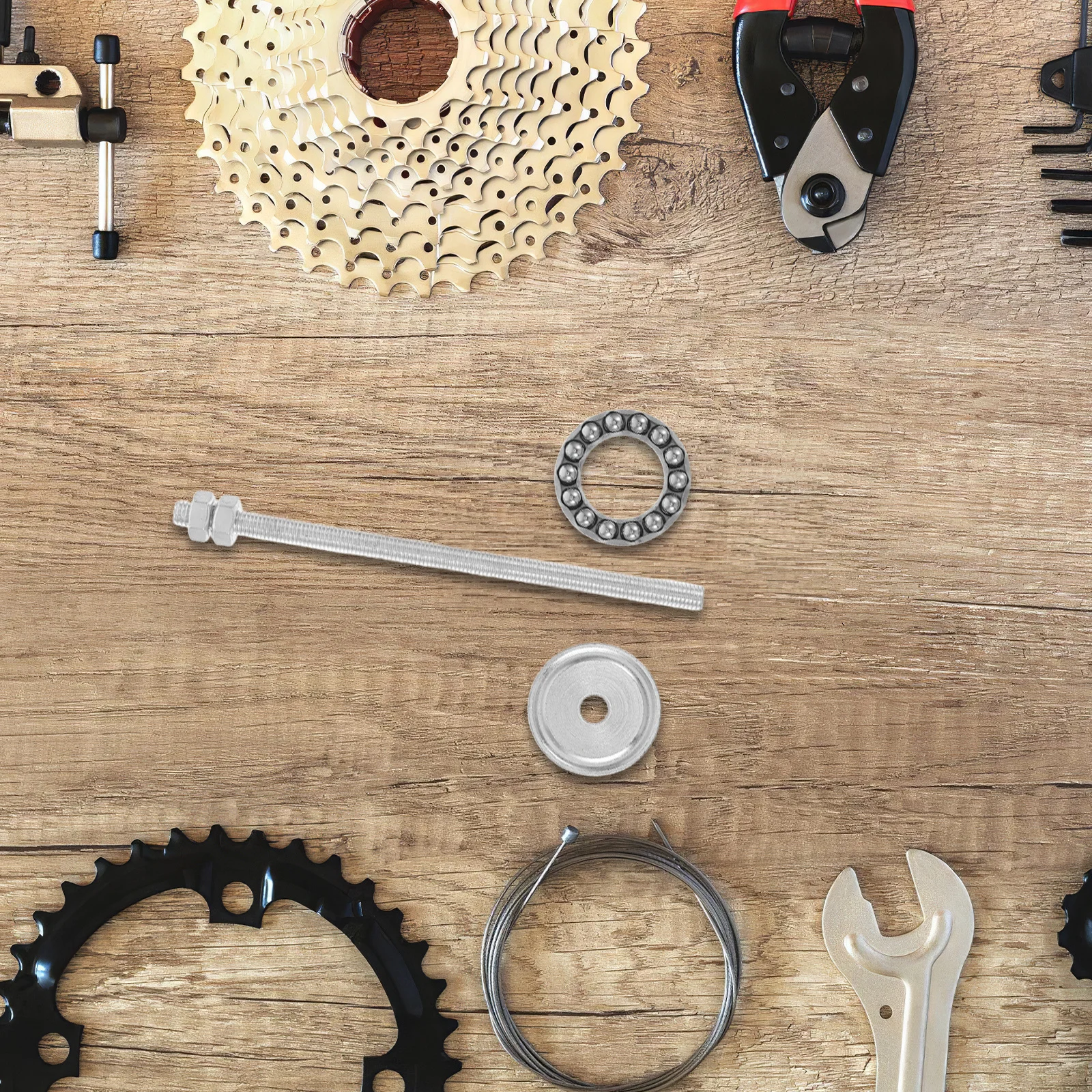 Bike Headset Bearing Press Tool Bicycle Headset Cup Press Durable Steel Bottom Bracket Installer Bike Repair Tools Road