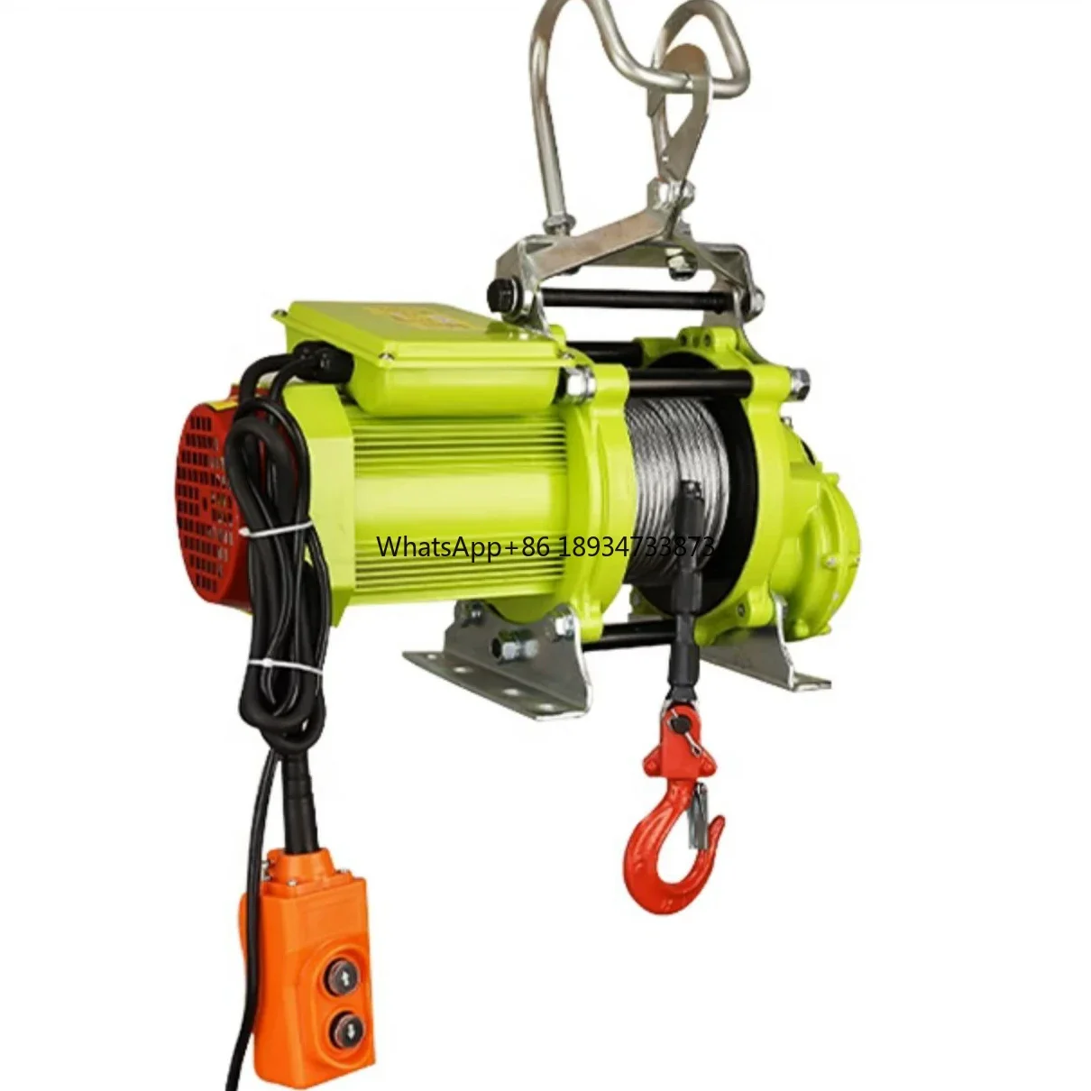 Brushless Motor Small Power 2kw 400kg Rope Electric Winch Wire Rope Hoist Provided 40 220v Electric Operated Construction Hoist